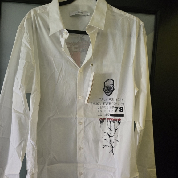 Gianfranco Ferre Shirt Sz L - Picture 1 of 1